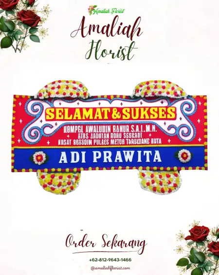 Papan Bunga Ucapan Selamat Segaralangu